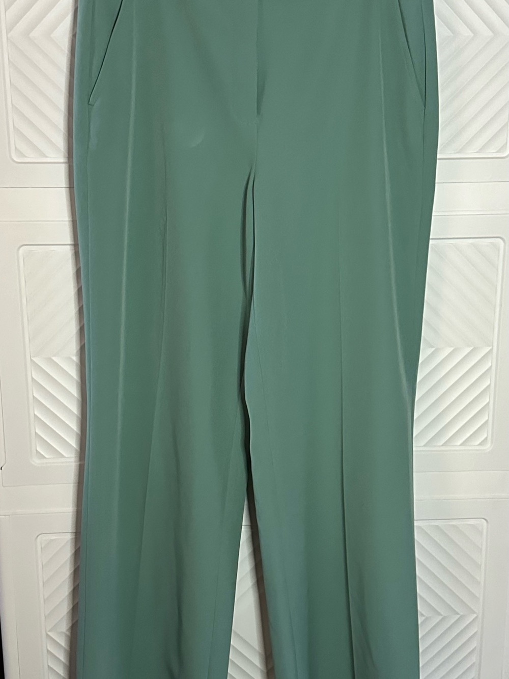 White House Black Market Tailored Wide-Leg Trousers in Sage